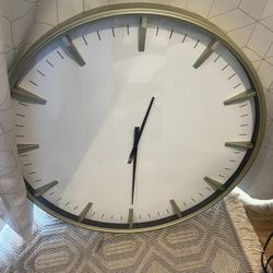 Clock Gold In Color 