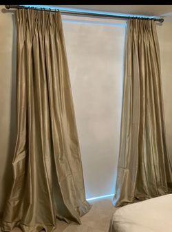 RH SILK TAFFETA CURTAINS