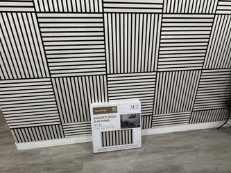 MSI Harmony Fog Acoustic Wood Slat Panels 24x24