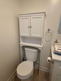 Over the toilet storage cabinet