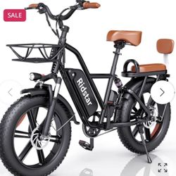 Ridstar® FM001 2-Seater Fat Tire Electric Bike 1000w Motor 