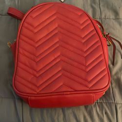 mini red backpack 