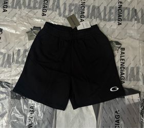 Black balenciaga shorts