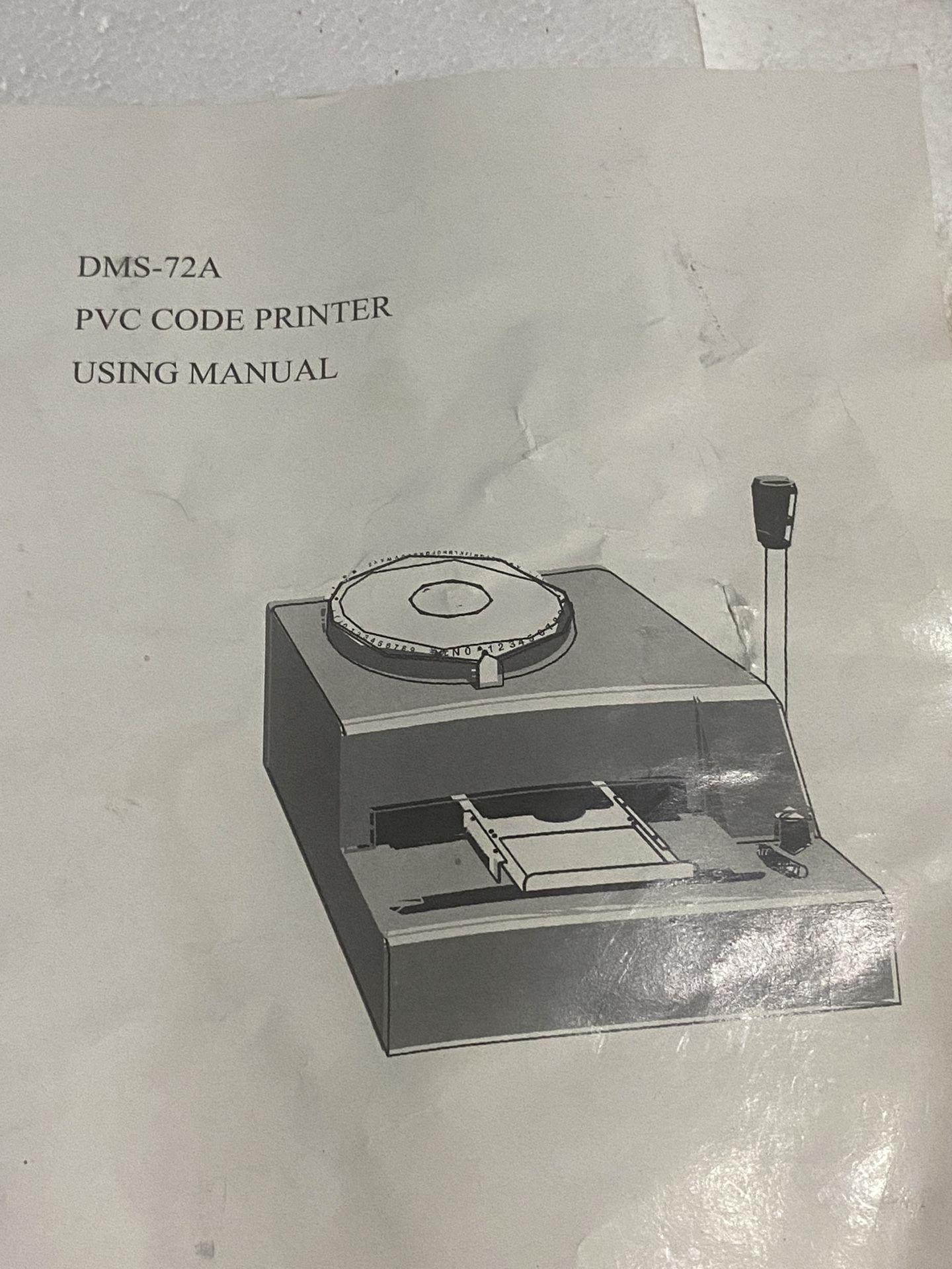 Embosser PVC Code Printer