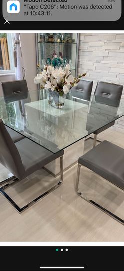 54 inch glass table
