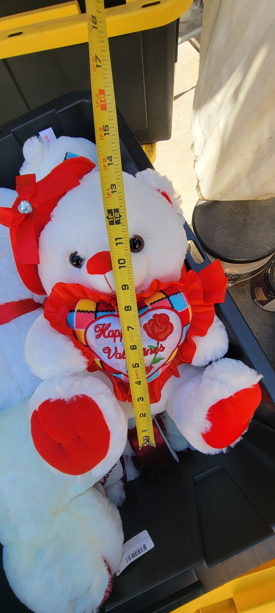 Valentines bear plushy