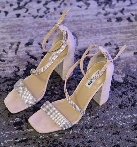 Steve Madden Women Pump Heel Light Pink Size 10 Used Like New