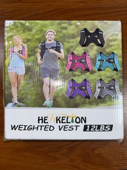 Henkelion 12 pound weight vest blue