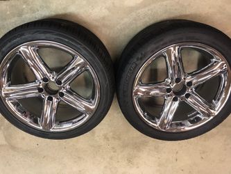 2006 Mercedes Benz SL500 Rear Rims and Tires