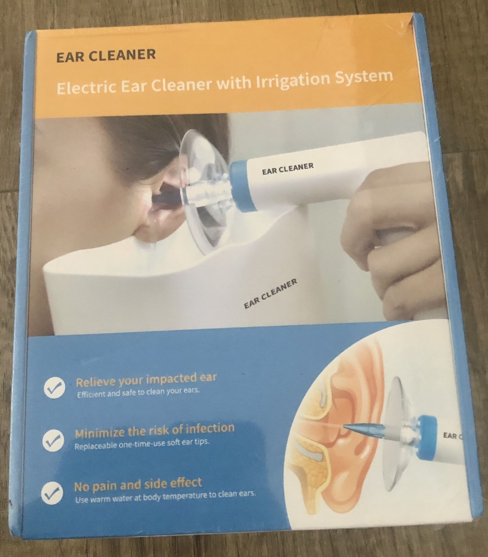 Ear Wax Removal, Electric Ear Cleaning Kit with Light