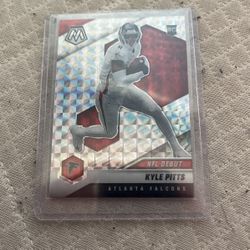 kyle pitts rookie card no.250 silver prizm parallel