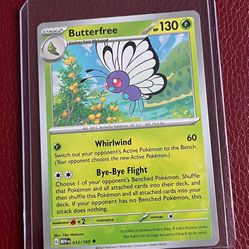 Pokémon TCG Scarlet & Violet 151 Butterfree #12/165 Regular Uncommon