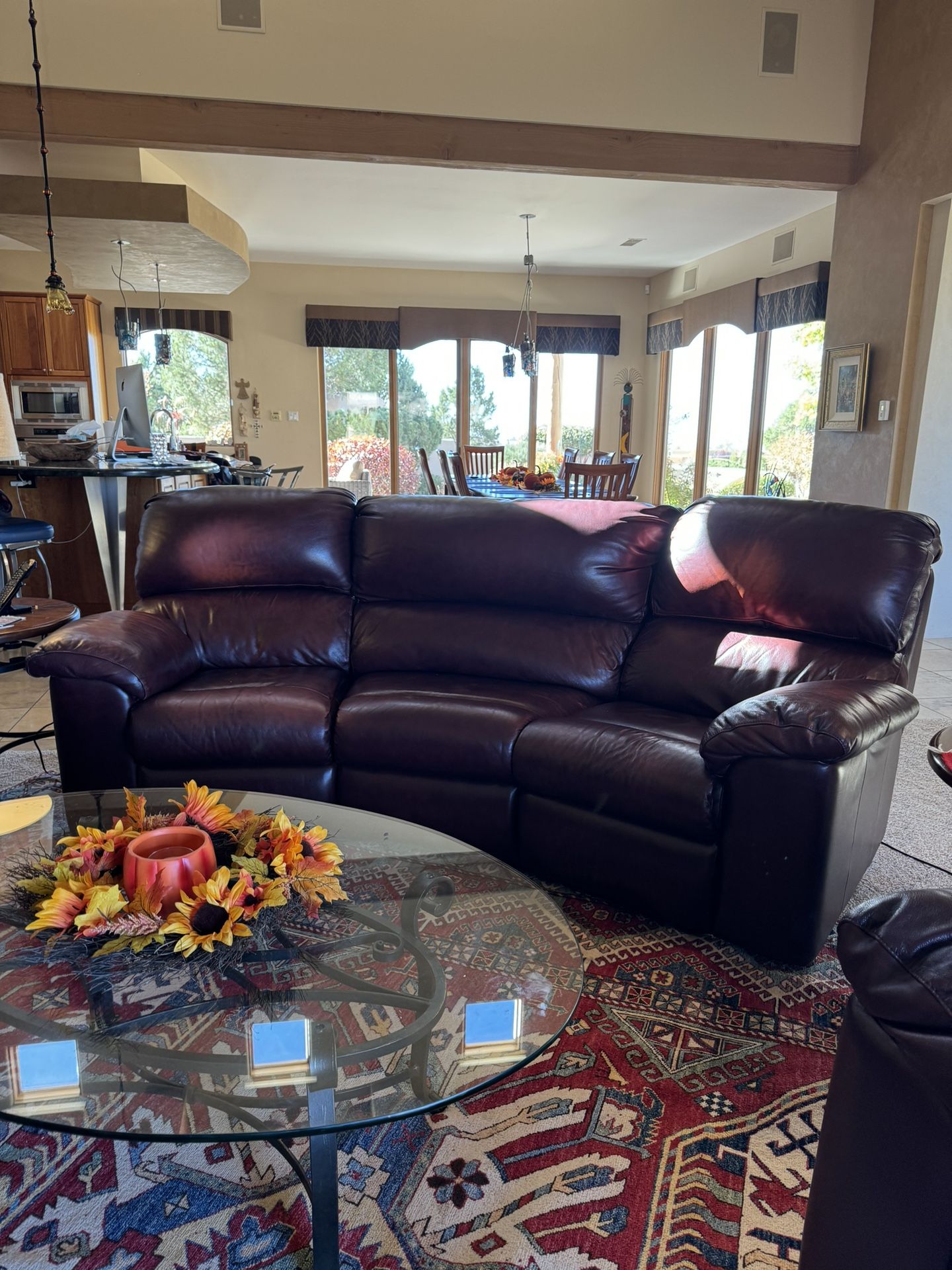Manual Reclining Sofa Set