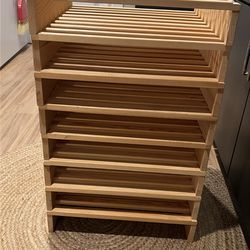 Pallet Bed Slats 8 Pieces (Twin) Pine Wood Natural, Japanese Futon/ Floor Bed