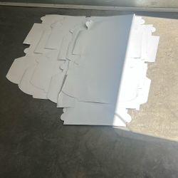 12x12x6 White Cardboard Light Weight Boxes   15 Boxes