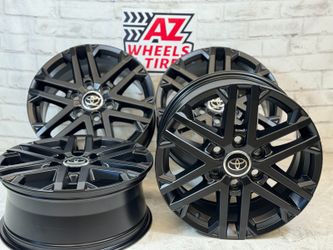 18" Inch OEM Genuine Wheels Toyota Tundra Land Cruiser Sequoia Satin Black 18x7