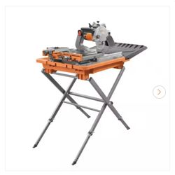 12 Amp 8 in. Blade Corded Wet Tile Saw with Extended Rip