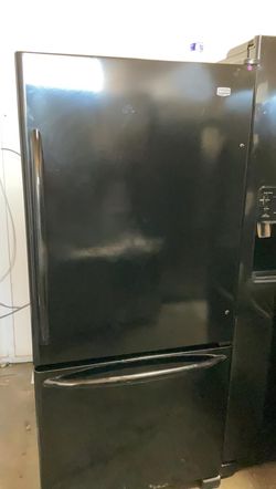 Maytag Bottom Freezer Black Refrigerator
