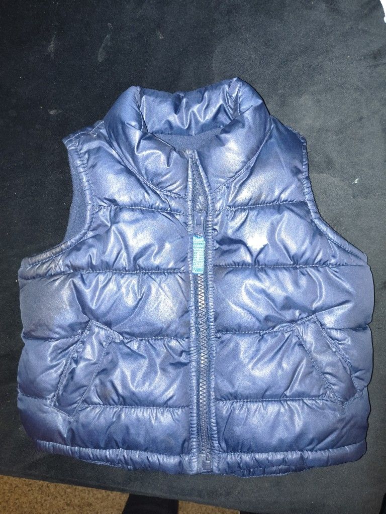 Boys Old Navy Puffer Vest 0-12 Mths