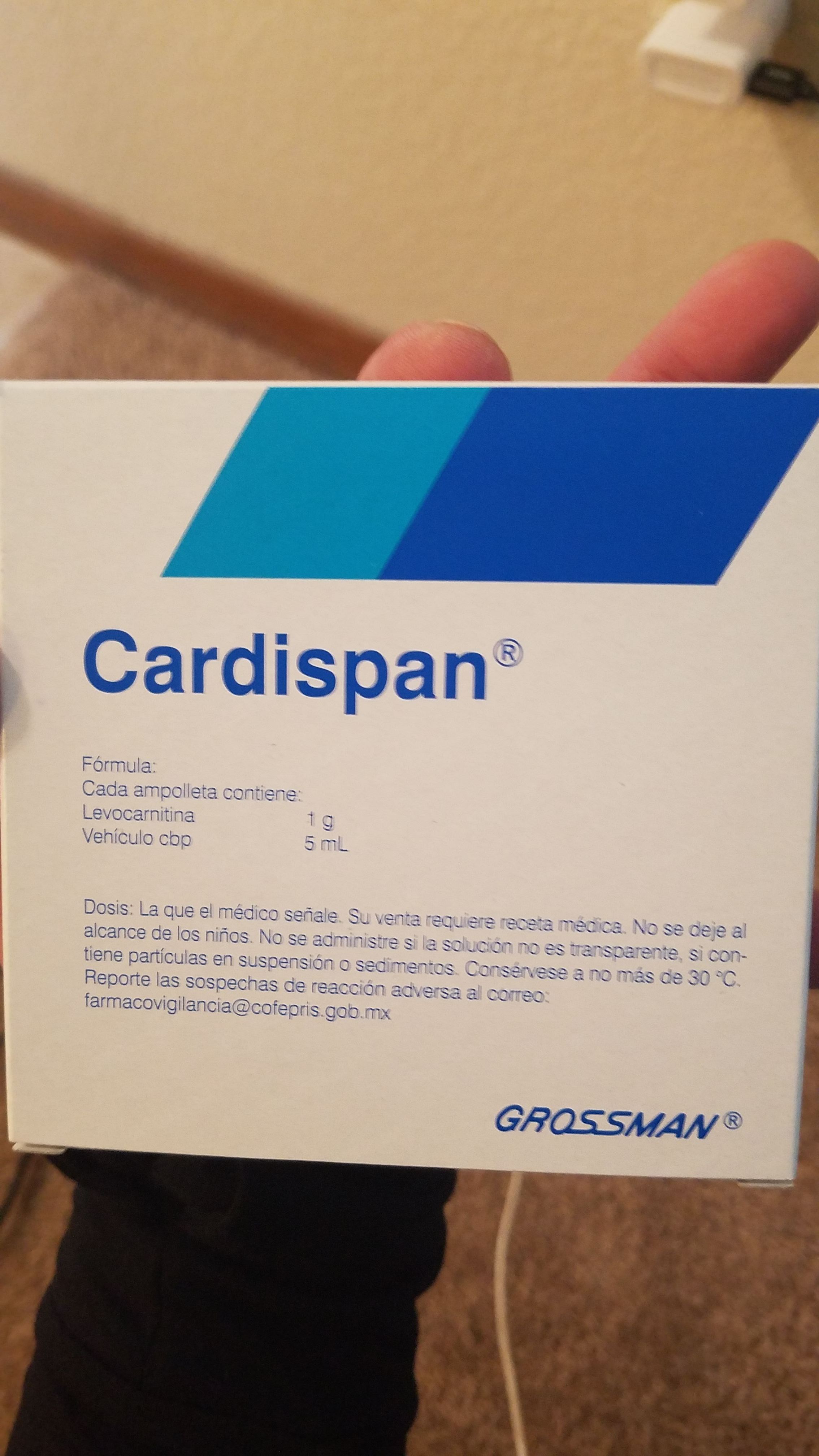 Mexico Rx only CARDISPAN for fat loss.