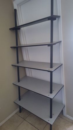Sturdy 5 Tier Ladder Shelf Bookcase Plant Stand