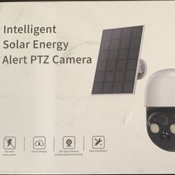 Intelligent solar Energy Alert pTZ Security Camera (see Description)