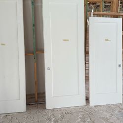 36x 96 Sliding Closer Doors, Read Description