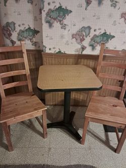 Small Table And Two Chairs