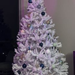 White Christmas Tree 7 Feet Tall