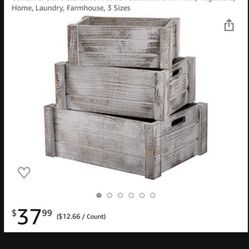 Storage Container Box (3  Pack ) 