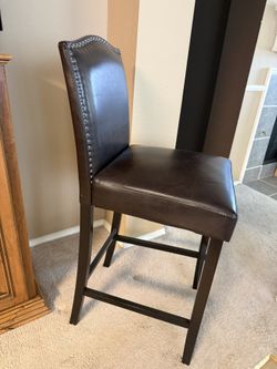 Bar Top Leather Chairs