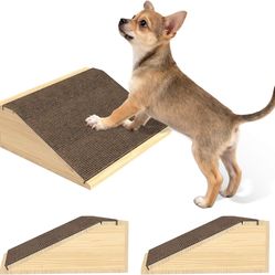 Dog Ramp for Stairs, Non-Slip Dog Stairs, Low-Angled Pet Ramps for Small, Medium Dogs & Cats, Step and Stair Assist for Injured and Older Pets, 2 Pack