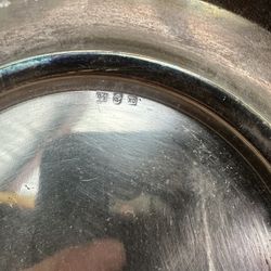 Silver Plated Antique Glass 