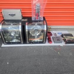 Car Audio Sound System Lot Including BOSS, DUAL, ect