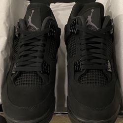 Air Jordan 4 Retro Black Cat 2025 (FV5029-010) * Men’s size 10 * New with Box , Crisp