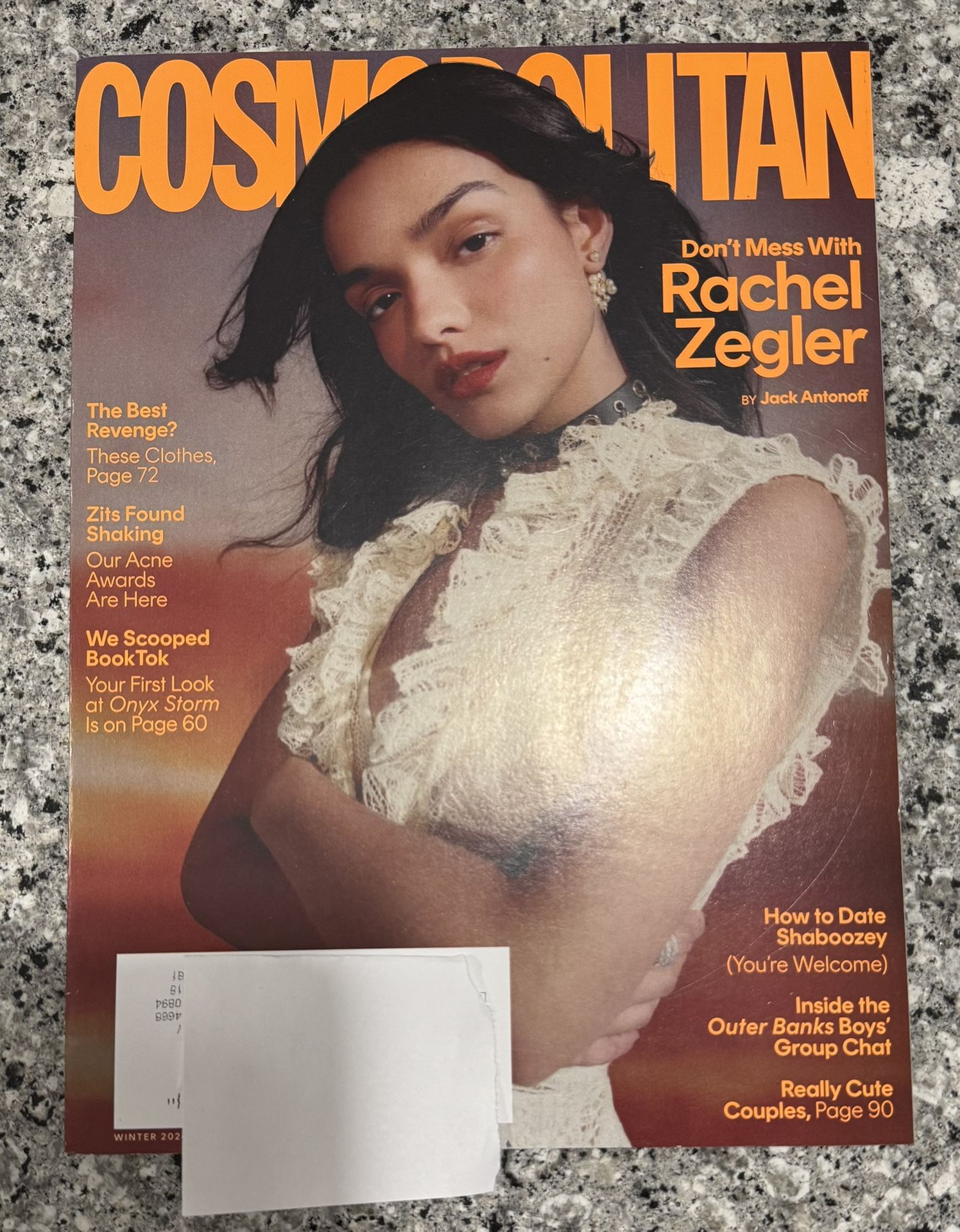 Cosmopolitan Magazine Winter 2024 Rachel Zegler