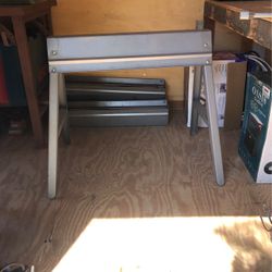 work sawhorse folding made out of steel Brand New