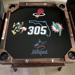 New Sports Dominos Table Wooden