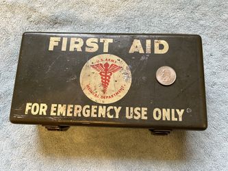 WWII US Army Jeep First Aid Kit.