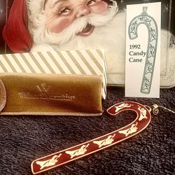 1992 Wallace Silversmith  4 1/2” Angel Collector’s Candy Cane Ornament