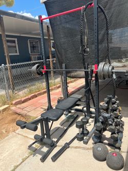 Home gym complete set ( Must read description )