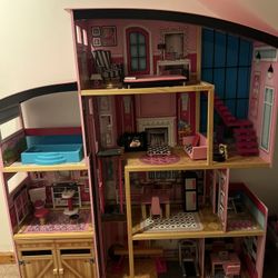 KidKraft Shimmer Mansion Wooden Dollhouse