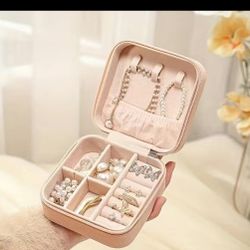 1Pc Portable Multicolor Square Zipper Storage Box Jewelry Accessories Container for Necklace Earrings Rings Bracelet 
