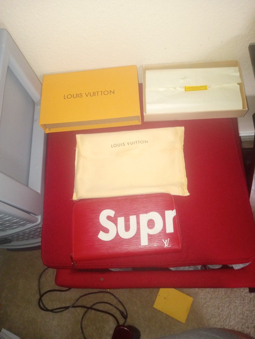 Louis Vuitton And Supreme Wallet