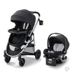Graco Stroller And Car seat and car seat base Barely Used Still clean $80 Obo