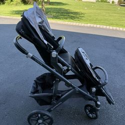 Uppa Baby Vista stroller With Double seats, Adapters & skate board 