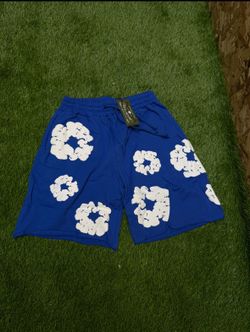 Denim tear shorts