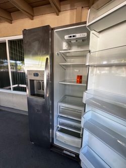 KitchenAid Stainless Steel Side-by-Side Refrigerator - Works Great - $250