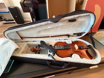 1/8 Kids Acoustic Violin Set w/ Case & Accessories