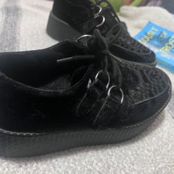 Black Suede Viva Mondo Creepers 